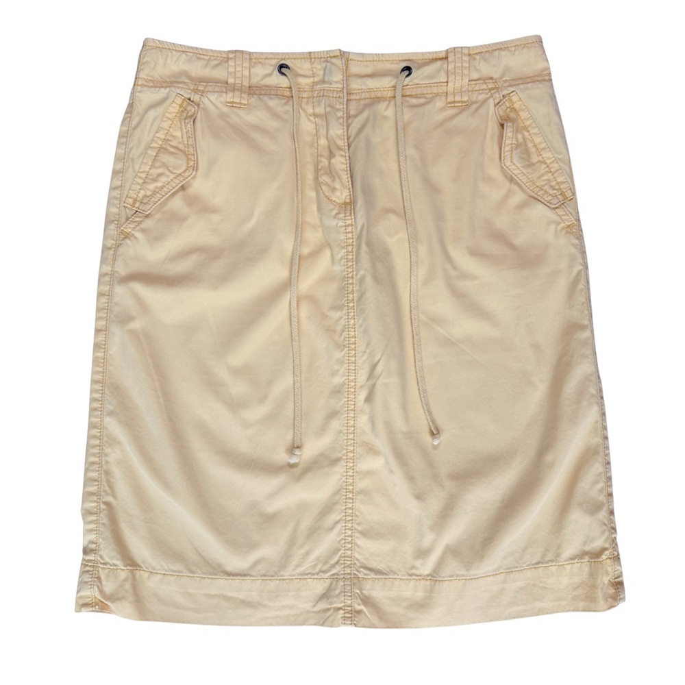 J. Crew Yellow Pencil Cargo Skirt Knee-Length